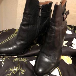 Leather ankle boots